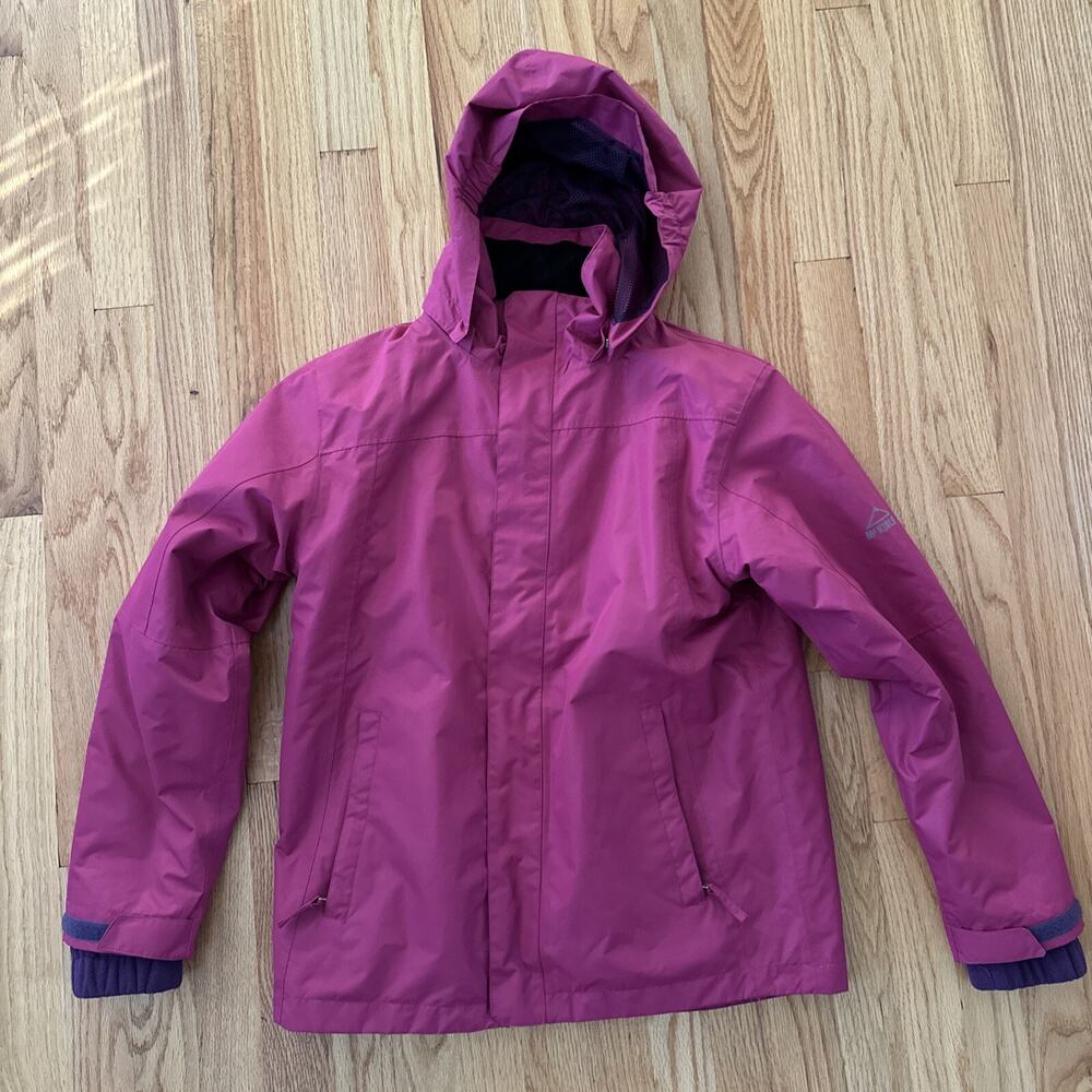 MC KINLEY Women’s L Aquamax Pro Jacket 2 Layer Fleece Pink Purple